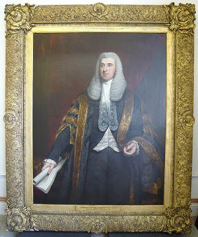 Photo of Viscount Eversley painting